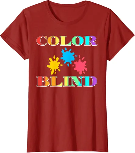 Vista 19 de Color Blind Camiseta Test Funny Glasses Visions