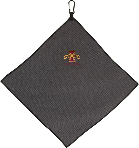 Vista 38 de Team Effort Collegiate - Toalla de microfibra gris de 15" x 15