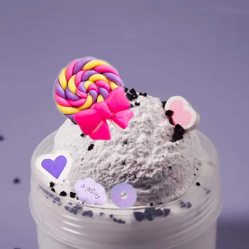 Vista 5 de ZOOFOX 220 dijes de limo de resina, dijes de caramelo falso, dijes de uñas de caramelo Kawaii, adornos surtidos de dulces para manualidades