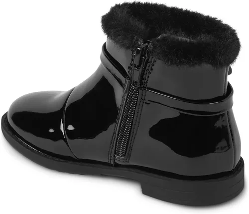 Vista 3 de Gymboree Botines de piel sintética para niñas y niños pequeños