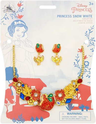 Vista 3 de Disney Conjunto de joyas de disfraz blanco como la nieve para niños talla única Multicolor talla única