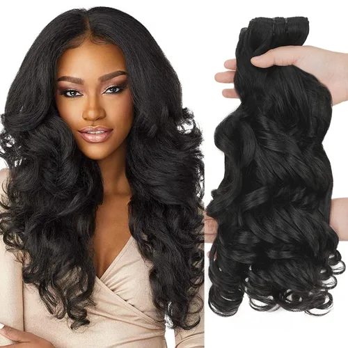 Vista 74 de Extensiones de cabello humano real rizado con clip, 4/27/4, ombré, rizado con clip, para mujer, 3C y 4A (12 pulgadas, #4/27/4)