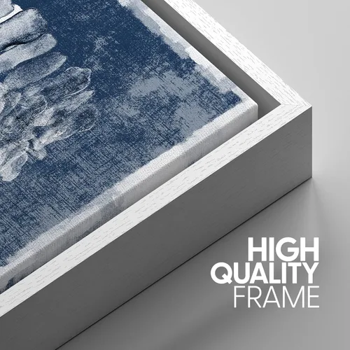 Vista 284 de SIGNWIN Lienzo enmarcado para pared, juego de arte de collage de hojas transparentes en blanco y negro, ilustraciones de naturaleza silvestre, arte