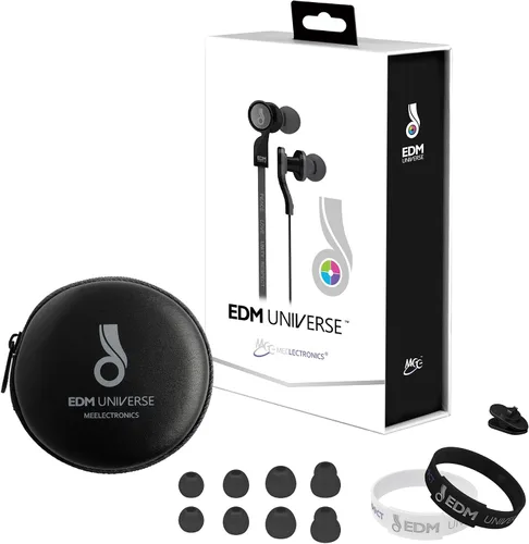 Vista 3 de MEE audio EDM Universe D1P Auriculares intrauditivos con función de auriculares (PLUR/negro)