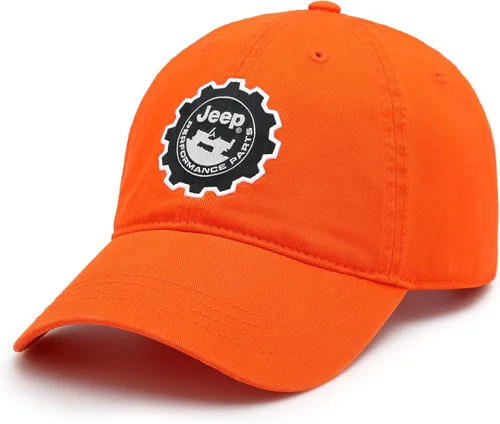 Vista 9 de Jeep Sombrero Performance Parts Gear Logo Gorra de béisbol pesada de sarga Negro
