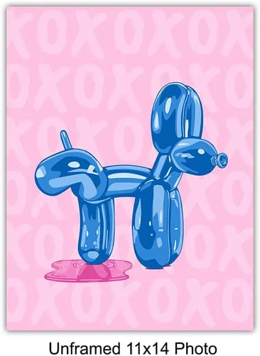 Vista 3 de Bonito Juego de Baño Rosa Azul 11x14 - Arte de Pared de Baño Funky Indie Moderno Preppy Divertido Decoraciones - Decoración de Baño Pequeño Estética