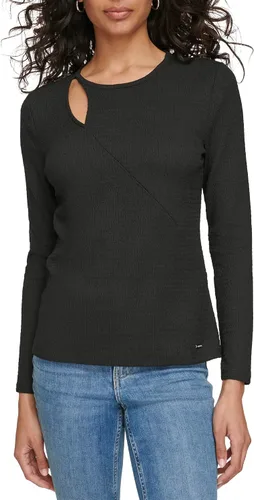 Vista 2 de Calvin Klein Tejido cruzado de manga larga para mujer