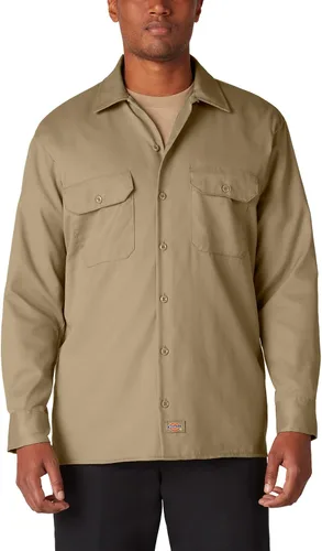 Vista 10 de Dickies Camisa de trabajo de manga larga para hombre Air Force Blue V1