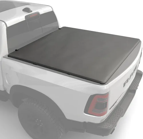 Vista 9 de Toptiny Cubierta rígida plegable para caja de camioneta, HTF081, compatible con Dodge Ram 1500 (2002-2026), 2500 y 3500 (2003-2026) caja de 8 pies