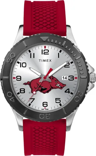 Vista 25 de Timex Tribute Men's Collegiate Gamer 42mm Watch – Georgia Bulldogs with Black Silicone Strap