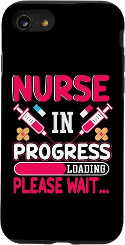 Vista 18 de Nurse is Loading Please Wait Case for iPhone 17