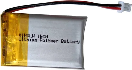 Vista 2 de Batería de repuesto de polímero de litio recargable de 3.7 V 402030 220 mAh con conector Jst PH1.25/2p para auriculares Bluetooth, reloj