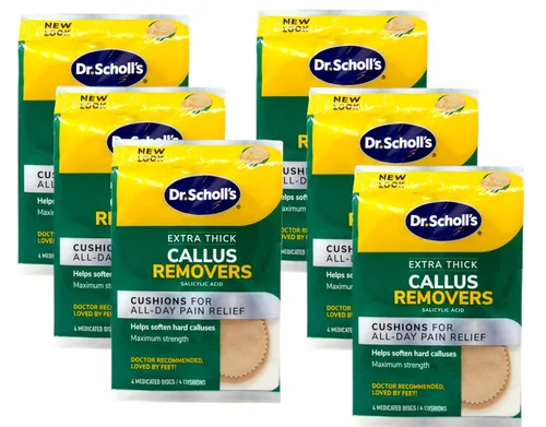 Vista 9 de Dr. Scholl's Removedores de callos extra gruesos 4 cojines Ea