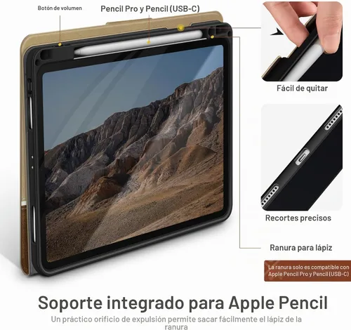 Vista 6 de KingBlanc Funda para iPad Pro de 11 pulgadas de 4ª/3ª/2ª