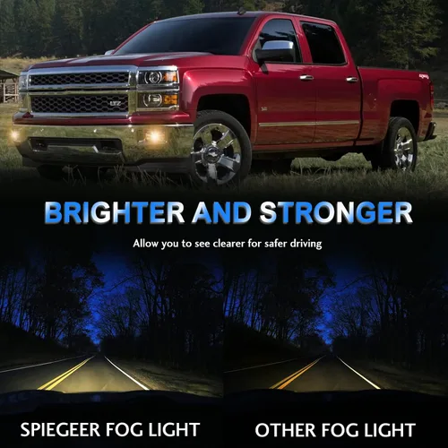 Vista 8 de Conjunto de luces antiniebla para Chevy Silverado 2007 2008 2009 2010 2011 2012 2013 2014 2015 Kit de repuesto para Avalanche 2007-2013, Suburban
