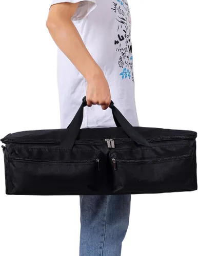 Vista 6 de Bolsa de transporte compatible con Cricut Explore Air y Maker, bolsa impermeable compatible con Cricut Explore Air y suministros (negro, 1 bolsa)