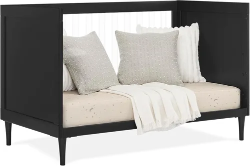 Vista 11 de Delta Children Bowie Cuna acrílica convertible 4 en 1 - Certificado Greenguard Gold, ébano negro