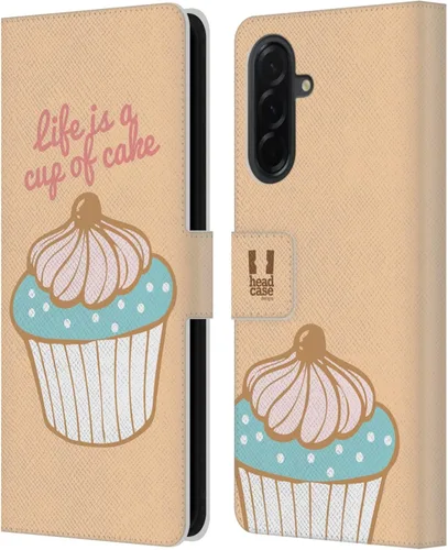 Vista 285 de Head Case Designs Assortment Cupcakes Happiness Leather Wallet Case Compatible with Samsung Galaxy A07 4G Surtido