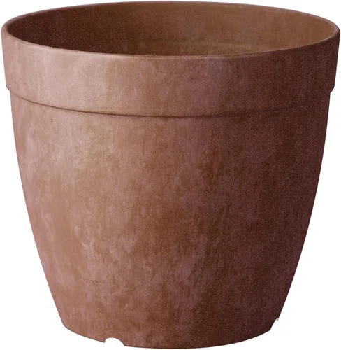 Vista 5 de Root & Vessel Maceta redonda Dolce, negra, 6 pulgadas