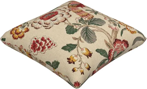 Vista 2 de ChangQingArt Fundas de almohada de lino y algodón, color pavo real, 18 x 18 pulgadas, cuadradas, fundas de almohada para sofá cama