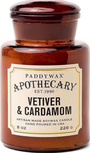 Vista 10 de Paddywax Artisan Apothecary - Vela perfumada con tapa en tarro de vidrio reutilizable, vela de soja de combustión limpia con aproximadamente 54