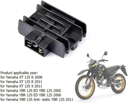 Vista 2 de Rectificador Motocicleta Regulador de Voltaje Rectificador Estabilizador Para Ya&maha YBR125 2005 2006 XT125R 2008 2011 XT125X XTZ125E YBR XT XTZ 125