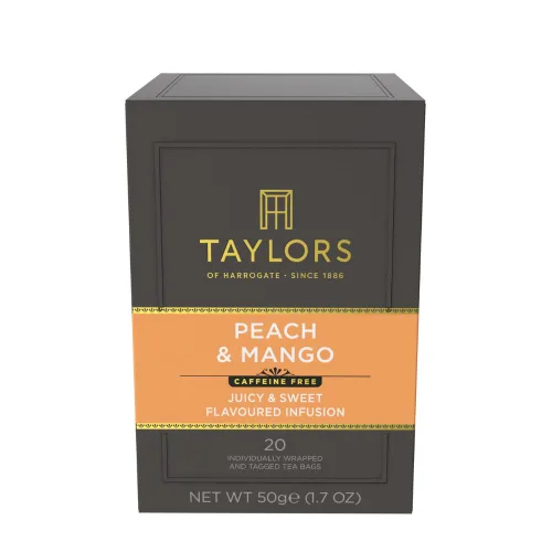 Vista 17 de Taylors of Harrogate Té de hierbas orgánicas de manzanilla, bolsas envueltas individualmente, 20 unidades (paquete de 1), suave, sedoso y suave, sin