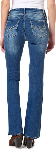 Vista 2 de WallFlower Jeans elásticos Insta Stretch Juniors con corte de bota y curvas para mujer (estándar y extragrande)