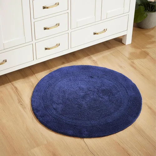 Vista 286 de Better Trends - Juego de 2 alfombras de baño 100% algodón, extra suaves, con borlas, de 17" x 24", alfombra de baño superabsorbente y reversible