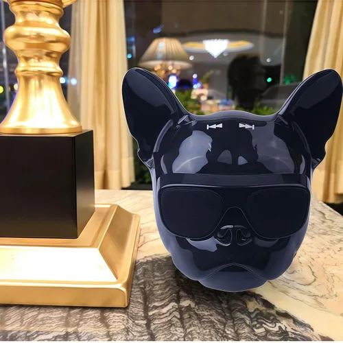 Vista 5 de Altavoz Inalámbrico Bulldog - Altavoz Bluetooth Portátil con Sonido Estéreo Fuerte, Altavoz Compacto para Exteriores para Acampar y Viajar Regalo