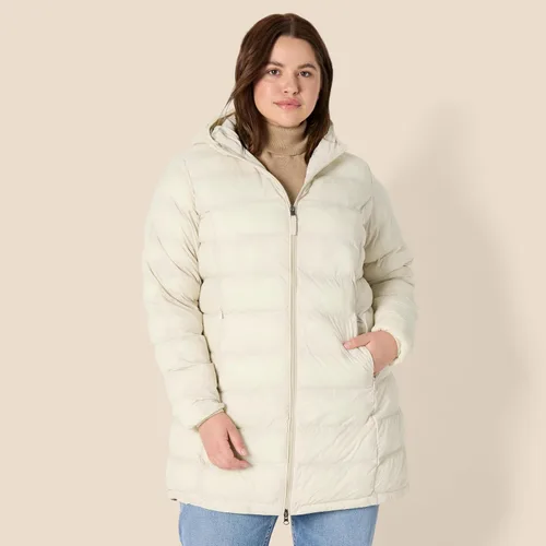 Vista 5 de Amazon Essentials - Abrigo acolchado, ligero y resistente al agua con capucha para mujer, disponible en talla extragrande