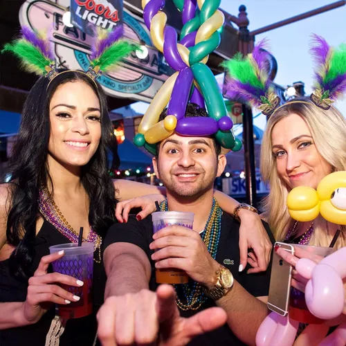 Vista 31 de YAHPERN Diademas de Mardi Gras para mujer, máscara de flor de lis, diadema de plumas de carnaval, accesorios para el cabello, regalos