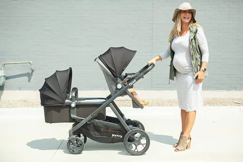Vista 9 de Joovy Qool Cochecito personalizable, individual, doble, triple, gris mezcla