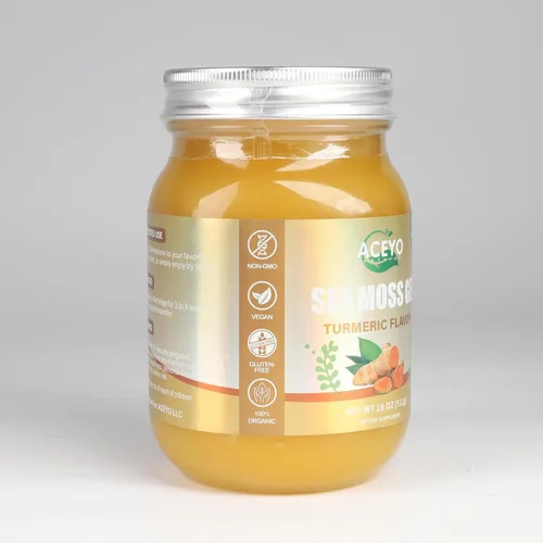 Vista 8 de ACEYO (10 OZ) Gel de Musgo Marino 4 en 1, Rico en Minerales y Vitaminas, Refuerzo de Defensa Inmunológica, Sin OMG, Vegano