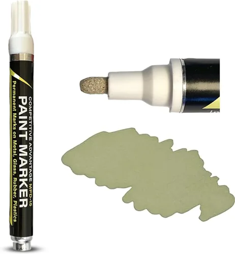 Vista 14 de Marcadores de Pintura Esmaltada Competitive Advantage MPD-15 NEGRO - 1 Paquete Marcas Permanentes en Metal, Vidrio, Goma, Plástico y más