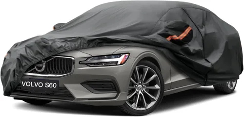 Vista 41 de Kayme Funda de automóvil de 6 capas para Audi A4 Sedan (2011-2023), impermeable para todo tipo de clima, cubierta exterior completa, protección