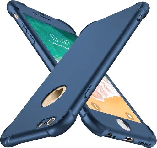 Vista 29 de ORETECH - Funda diseñada para iPhone 5/5S / SE (2016), con [2 protectores de pantalla de vidrio templado] cuerpo completo de 360° para iPhone SE