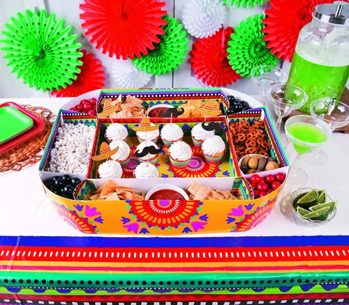 Vista 4 de Fun Express Envoltorios para cupcakes Fiesta con púas (150 piezas) para 50 golosinas