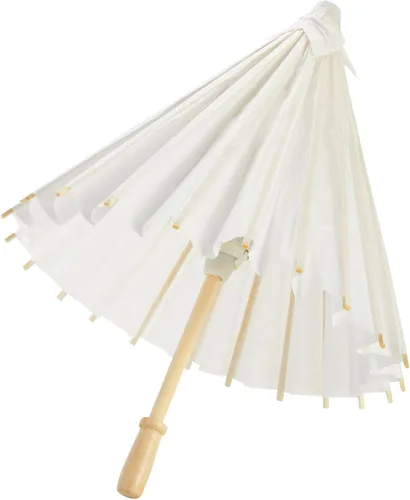 Vista 9 de Juvale Sombrilla de papel para manualidades (15.7 in, 6 unidades)
