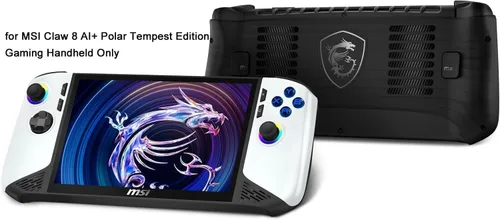 Vista 2 de Hzycwgone TPU Protective Case Grip Skin for MSI Claw A8 BZ2EM 2025, Black