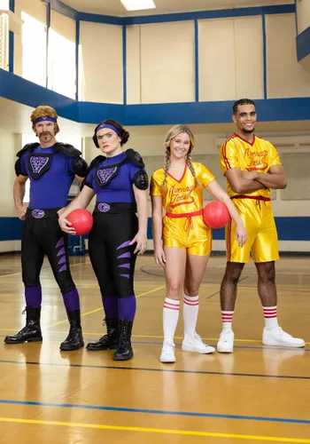 Vista 6 de Disfraz de Mujer de Average Joe's en Dodgeball Multicolor