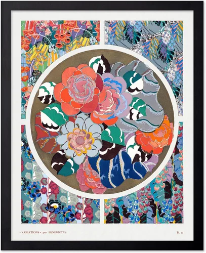 Vista 86 de Poster Master Póster clásico, impresión expresionista vintage, regalo para artistas, amigos, animales en un recinto, horquilla, abstracto, cubismo