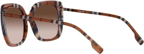 Vista 5 de BURBERRY Gafas de sol BE 4323 400513 Caroll Check Marrón Gradient Br, café a cuadros