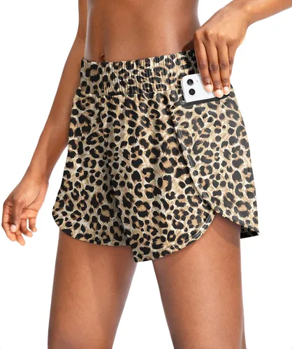 Vista 18 de Soothfeel Pantalones cortos deportivos para mujer de 3"/5" para Negro