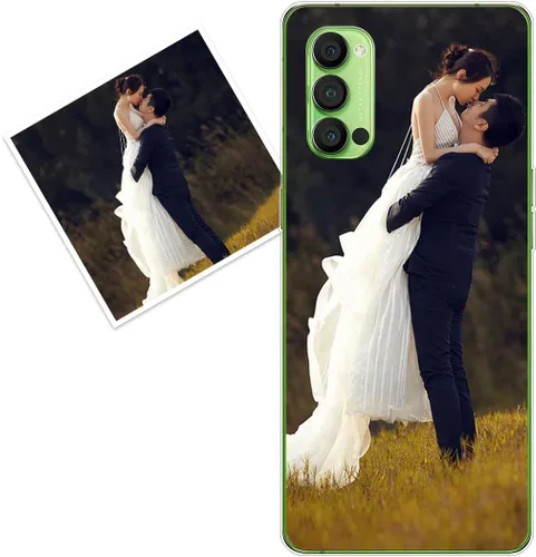 Vista 240 de Funda personalizada compatible con Oppo A1 Pro, fundas de teléfono personalizadas con imagen de foto, imagen de texto, cubierta transparente