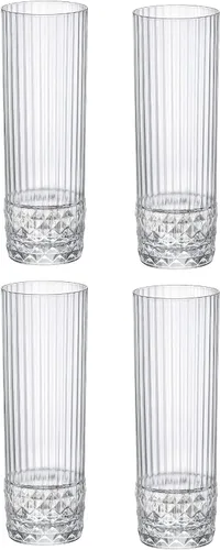Vista 21 de Bormioli Rocco America '20s Copas Pequeñas de Martini de 5.25 oz, Transparentes, Juego de 4