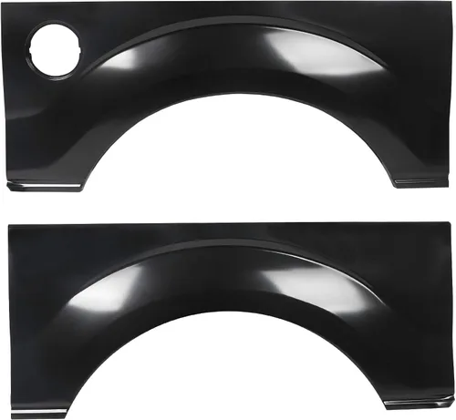 Vista 3 de ECOTRIC Panel de cuarto de arco de rueda trasera compatible con Ford F150 LD 2009-2014 sin agujeros de moldeo, panel de reparación superior