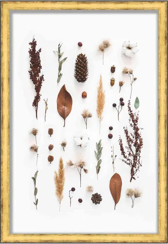 Vista 4 de 5x7 Gold Shadowbox Frame - Shadow Box Frame Interior Size 5x7 in by 1.25 in Deep - Gold Frame is Made to Display Items Up to 1.25 in Deep Includes