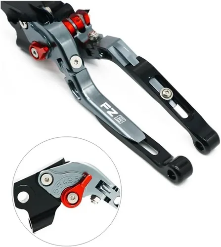 Vista 5 de Motorcycle Clutch Lever for FZ8 FZ-8 2011 2012 2013 2014 2015 2016-2020 Motorcycle Adjustable Folding Extendable Brake Clutch Levers Handle