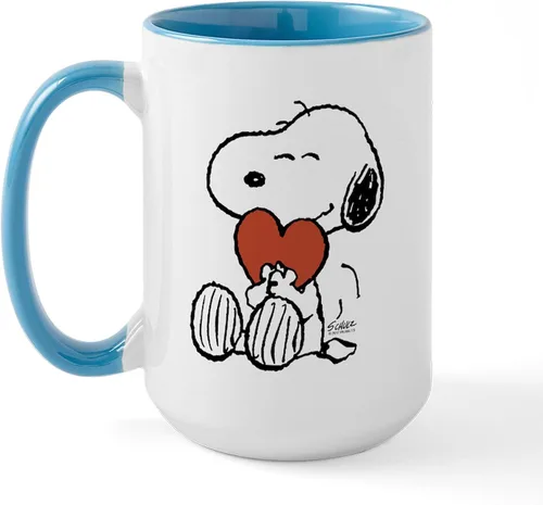 Vista 80 de CafePress SNOOPY Joe Cool - Taza de café de cerámica (15.0 fl oz)